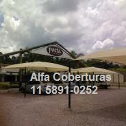 sombreadores e toldos para estacionamento Coberturas e toldos