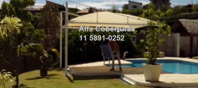 toldos de sombreamento duas colunas