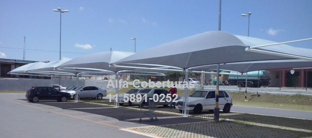 toldos de sombreamento duas colunas