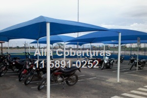 toldos de sombreamento quatro colunas