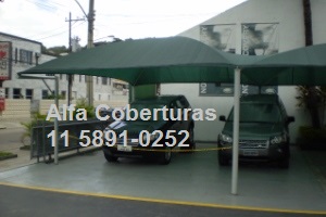 toldos de sombreamento quatro colunas