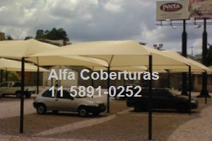 toldos de sombreamento quatro colunas