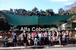 tela de sombreamento vela