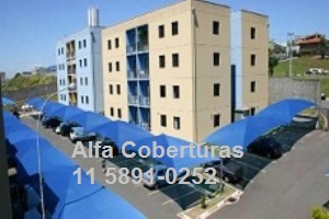 toldos de sombreamento duas colunas