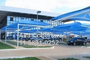 toldos de sombreamento duas colunas