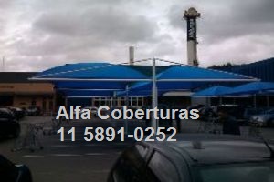 toldos de sombreamento duas colunas