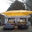 toldos de sombreamento duas colunas